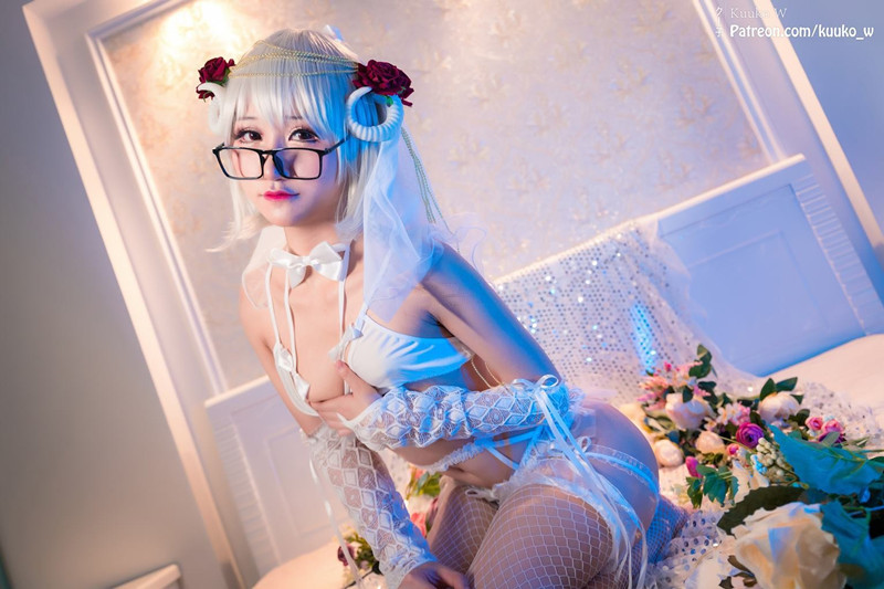 图片[2]-二次元萌妹 KuukoW 写真合集下载 | 极致白皙丝袜女神 KuukoW 最新 COS 资源汇总